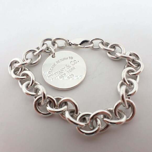 TIFFANY Silver Charm Bracelet - Picture 5 of 8